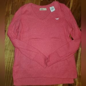 Size L Hollister sweater. Pink
